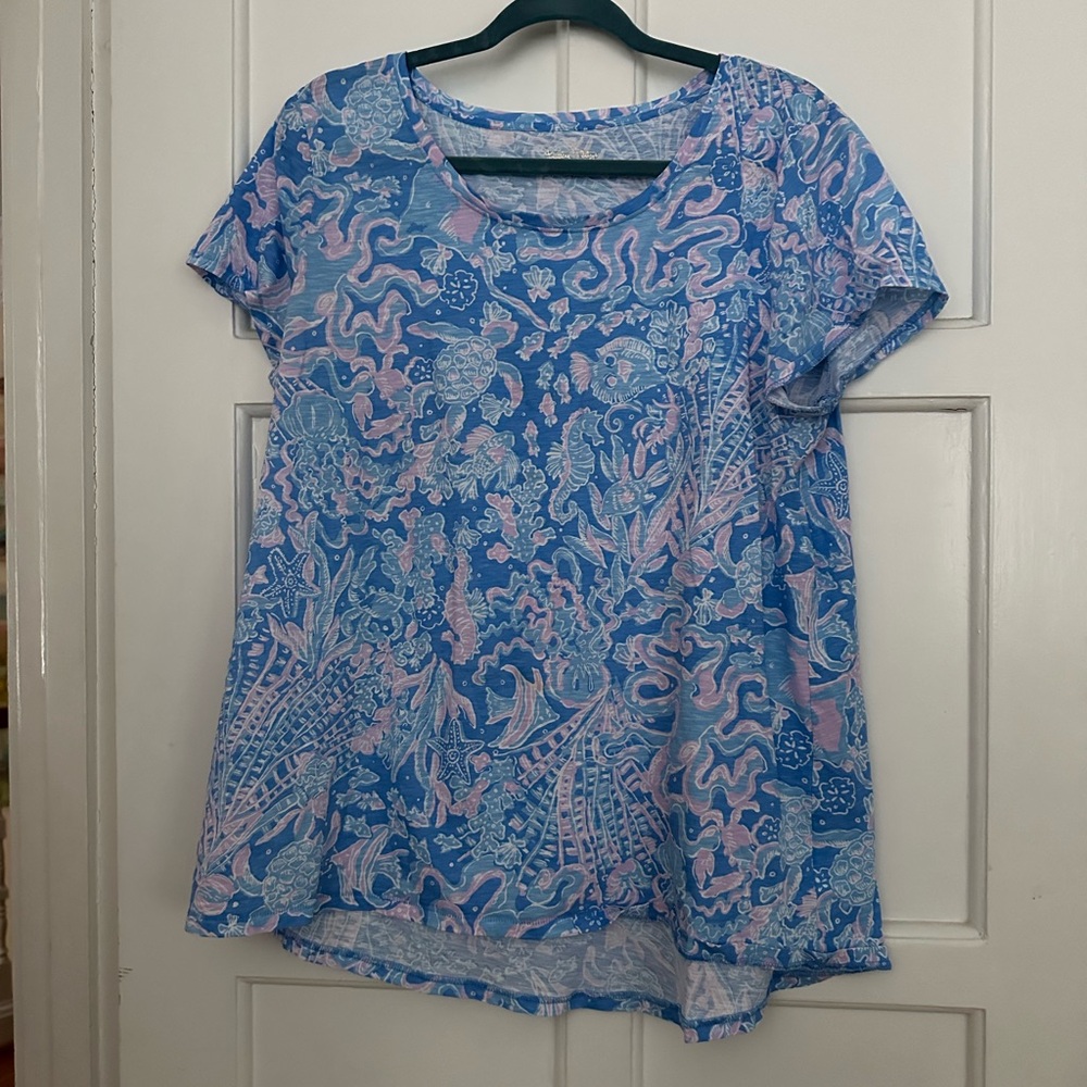 Lilly Pulitzer Scoop Neck Etta XL
